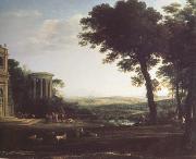 Claude Lorrain Landscape with a Sacrifice to Apolio (n03) china oil painting reproduction